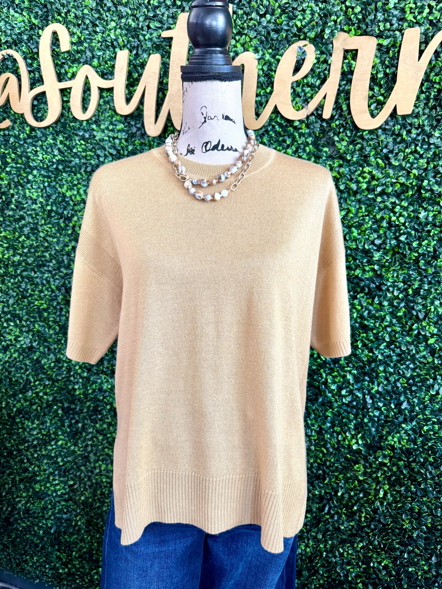 Karli Mustard Sweater