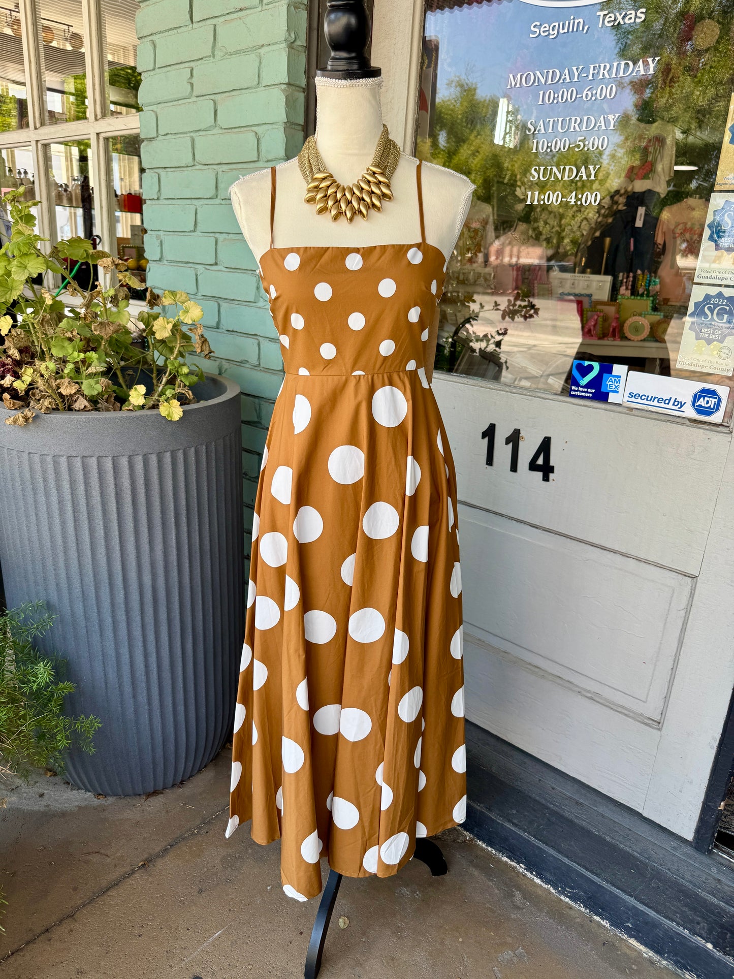 Amelia Polka Dot Midi