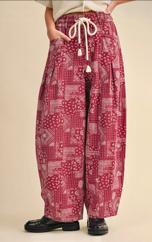Milley Bandana Barrel Pant