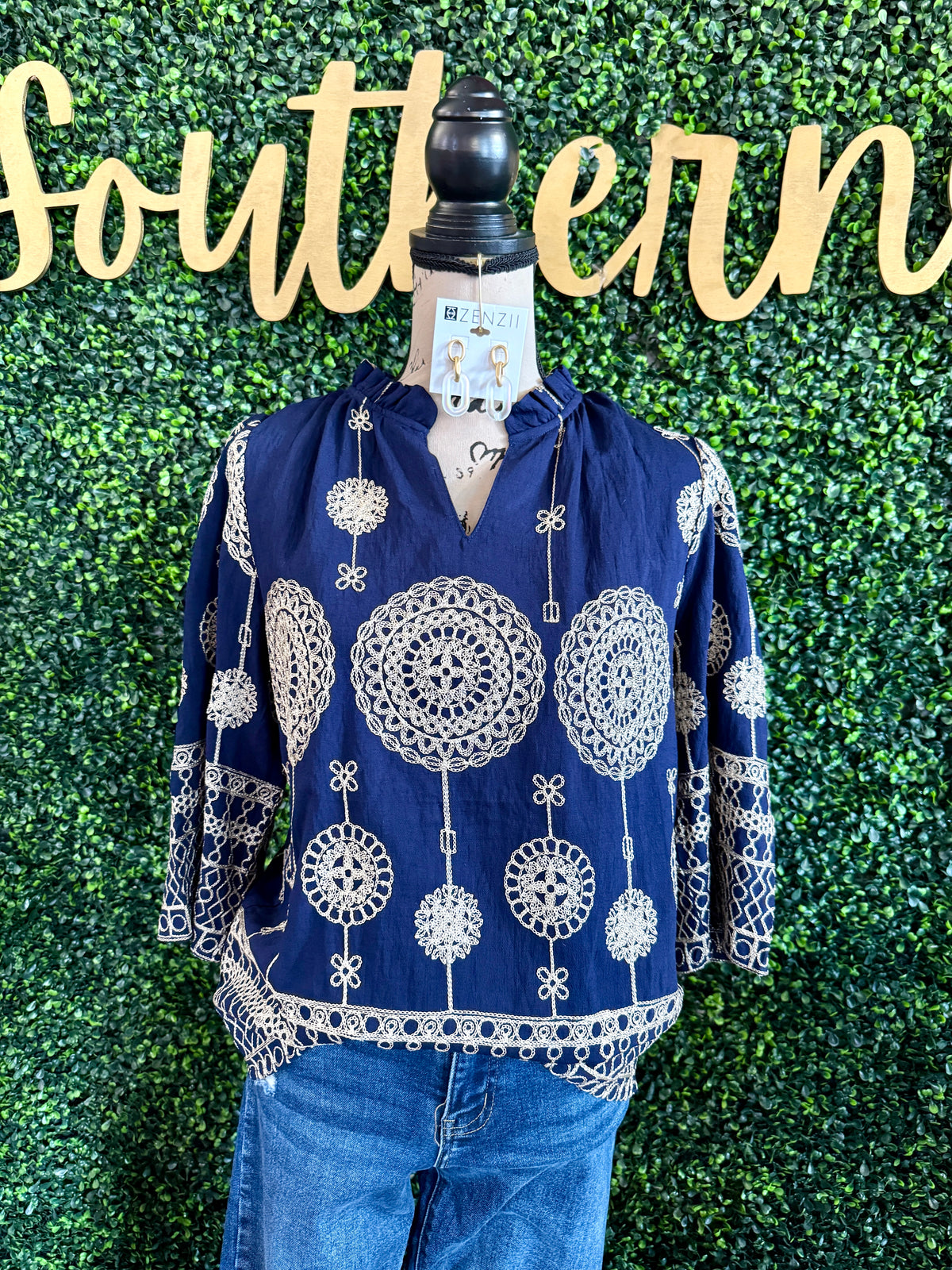 Payton Indigo Top
