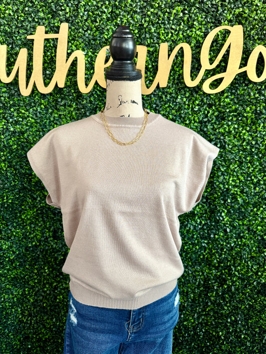 Ashland Tan Sweater