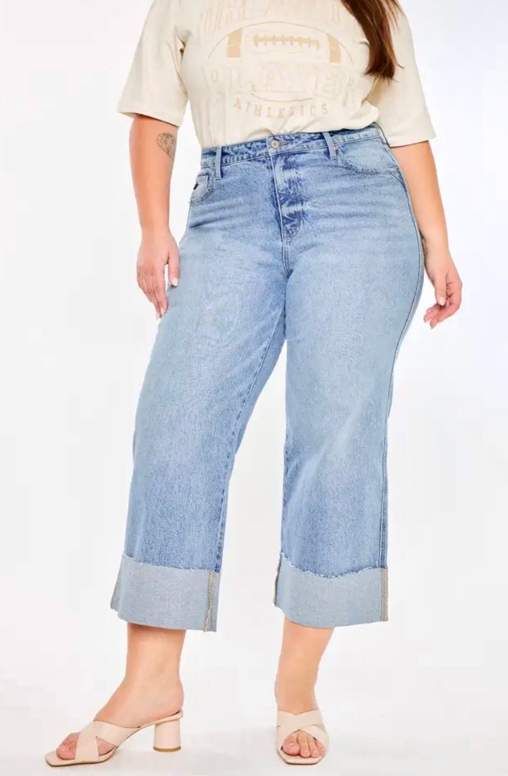 90's Plus Cropped Jean