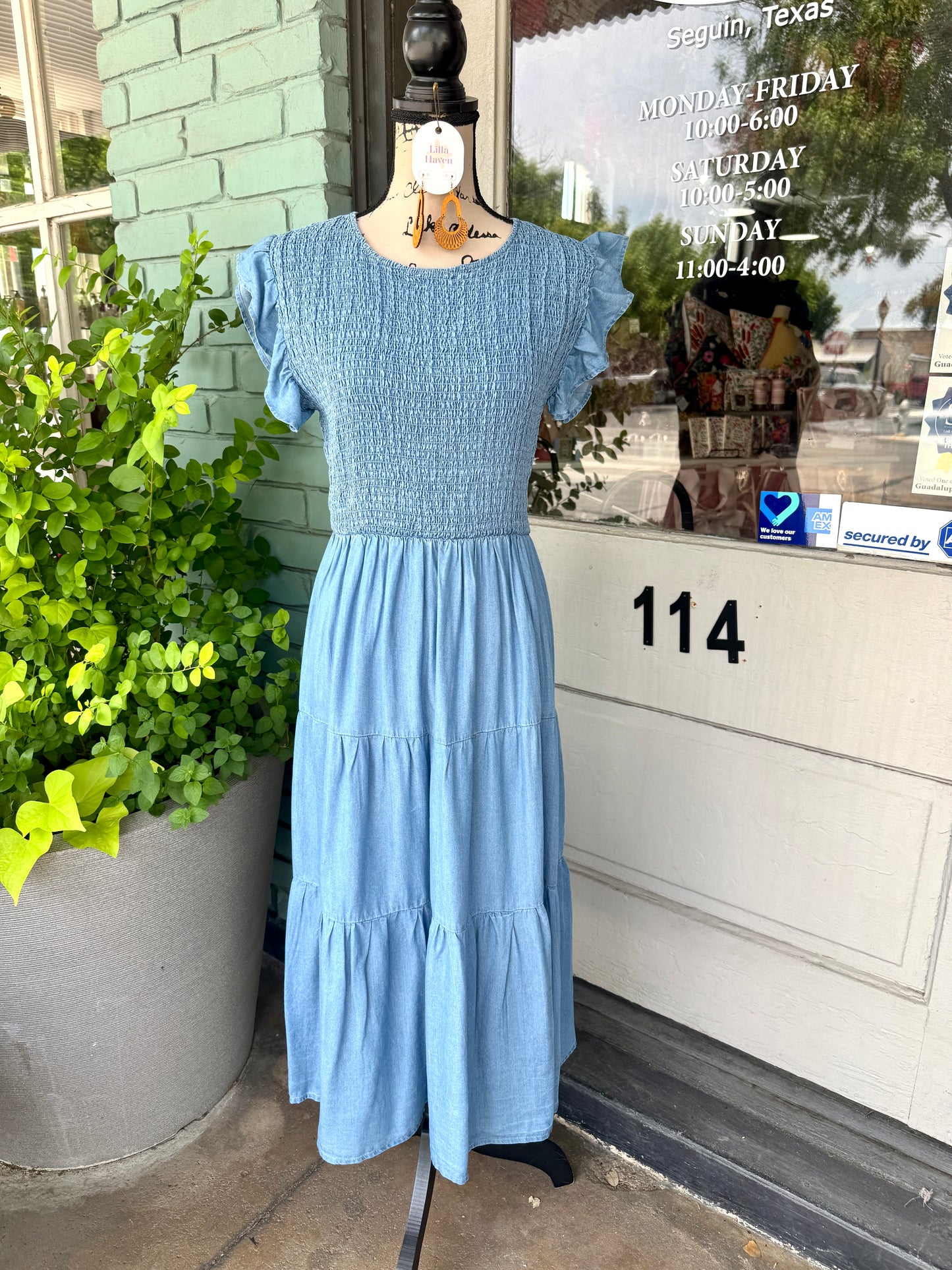 Bexley Chambray Midi