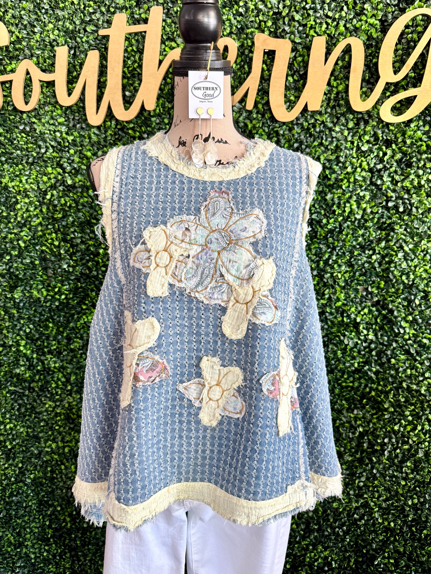 Dutton Patchwork Top