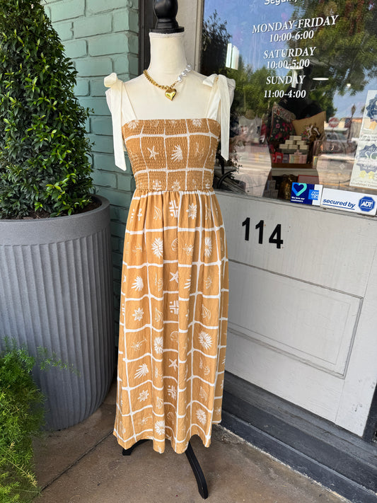 Amanda Khaki Midi