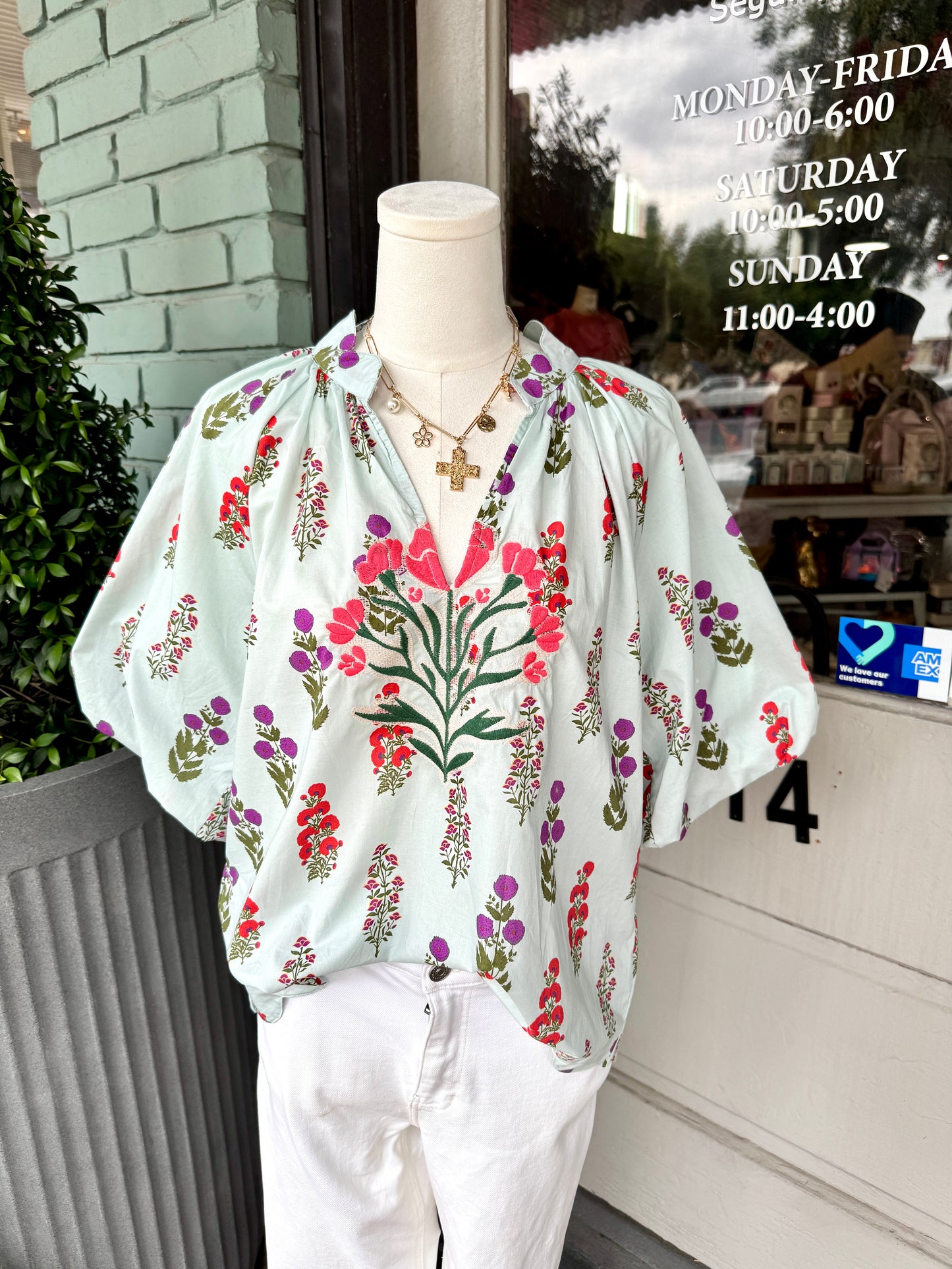 Emery Floral Top